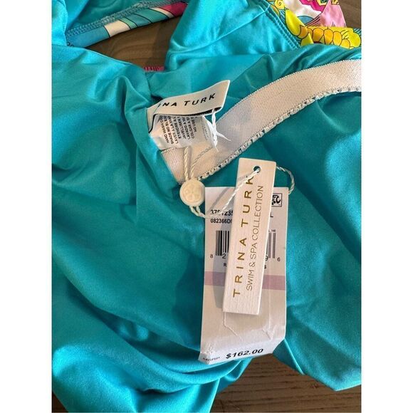 NWT Trina Turk Fontaine Off The Shoulder One Piece Swimsuit - Picture 7 of 9